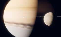 Saturn and Dione